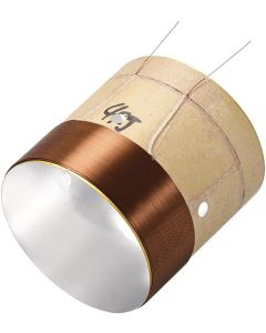 uxcell 49.5mm 2" Woofer Voice Coil 2 Layers Round Copper Wire for Bass Speaker Repair
