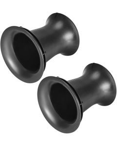 uxcell 2Pcs 65mm x 74mm Speaker Port Tube Subwoofer Bass Reflex Tube Bass Woofer Box Port Tube Vent