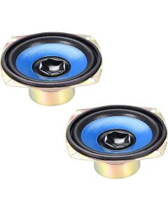 uxcell 5W 77mm Square Shape 4 Ohm DIY Speaker Replacement Loudspeaker 2pcs