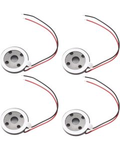 uxcell 1W 8 Ohm Mini DIY Magnetic Speaker Replacement Loudspeaker 15mm for Mobile 4pcs