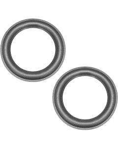 uxcell 161mm(6.34 Inches) Speaker Foam Edge Surround Rings Replacement Parts for Speaker Repair or DIY 2pcs