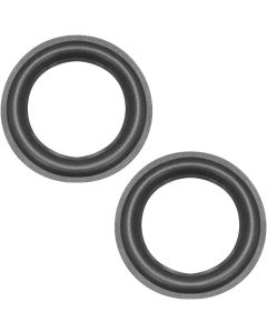 uxcell 6.5 Inch Speaker Foam Edge Surround Rings Replacement Part for Speaker Repair or DIY 2pcs 155mm OD x 100mm ID