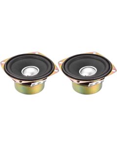 uxcell 10W 4 Ohm 3 Inch 78x78x39mm Anti-Magnetic Speaker Tweeter Speakers 2pcs