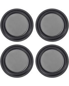 uxcell 4Pcs 2.5" 67mm Bass Speaker Passive Radiator Auxiliary Rubber Vibration Plate Subwoofer DIY Repair