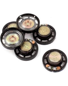 uxcell 6Pcs 8 Ohm 0.25W 29mm Dia External Magnet Mini Loudspeaker Horn
