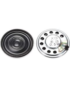 uxcell 0.5W 8 Ohm DIY Magnetic Speaker 27mm Round Shape Replacement Loudspeaker for Building Intercom 2pcs