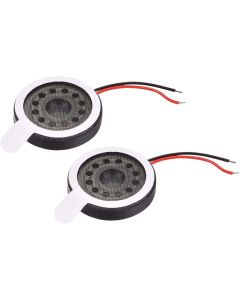 uxcell 1W 8 Ohm 16mm Dia Speaker with Wire for Electronic Projects 2pcs