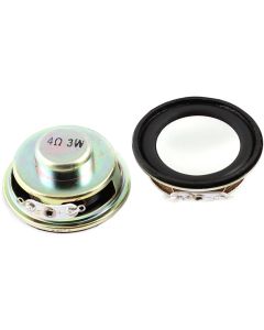 uxcell 3W 4 Ohm Metal Housing Round Magnet Speaker Loudspeaker 2Pcs