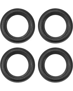 uxcell 2.5" 2.5 Inches Speaker Foam Edge Surround Rings Replacement Parts for Speaker Repair or DIY 4pcs